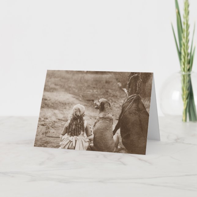 Through The Back Door Silent Film Card (Front)