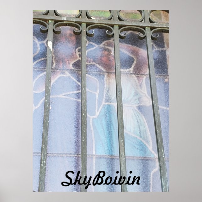 through the bars Print, Value Poster Paper (Matte) (Front)