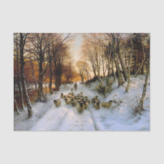 Through the Calm and Frosty Air by Farquharson     Tissue Paper