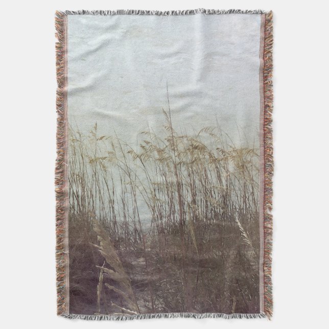 Through the Dunes II Throw Blanket (Front Vertical)