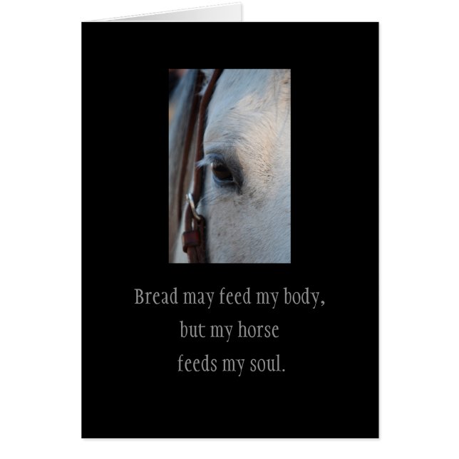 Through the Eye of a Horse Card (Front)