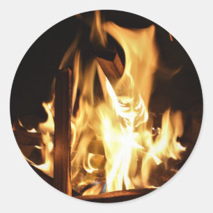 Through the Flames Classic Round Sticker