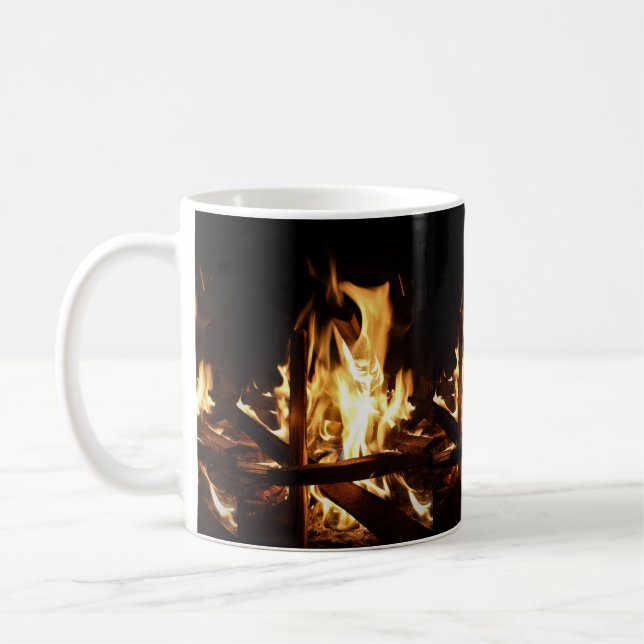 Through the Flames Coffee Mug (Left)