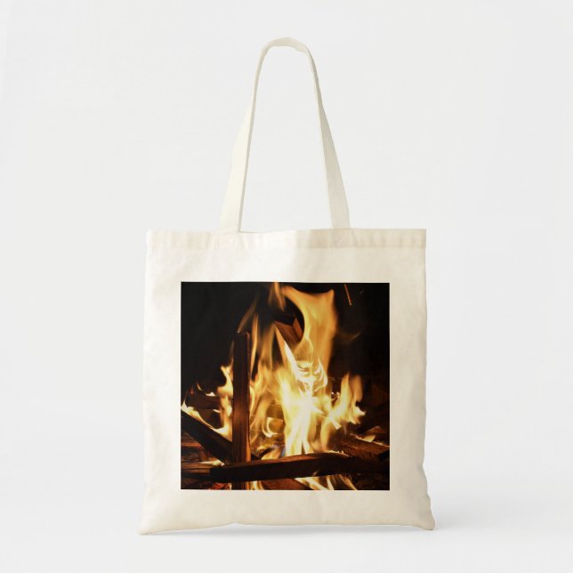Through the Flames Tote Bag (Front)