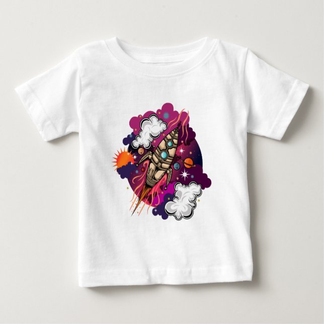 Through The Galaxy Baby T-Shirt (Front)