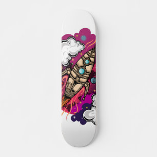 Through The Galaxy Skateboard