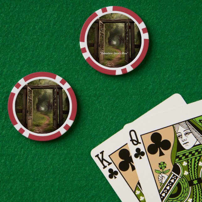 "Through the Gate" Poker Chips (Poker Table (Double))