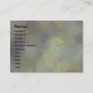 Through the glass business card