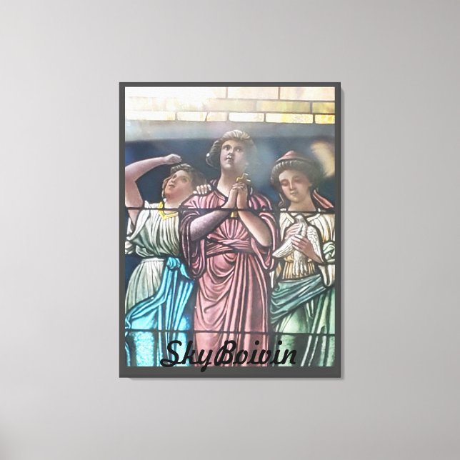 through the glass poster canvas print (Front)