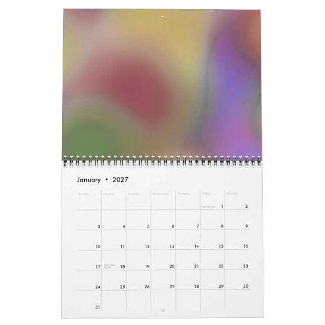 through the looking glass,... calendar (Jan 2027)