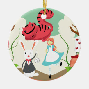 Through The Looking Glass Ceramic Tree Decoration