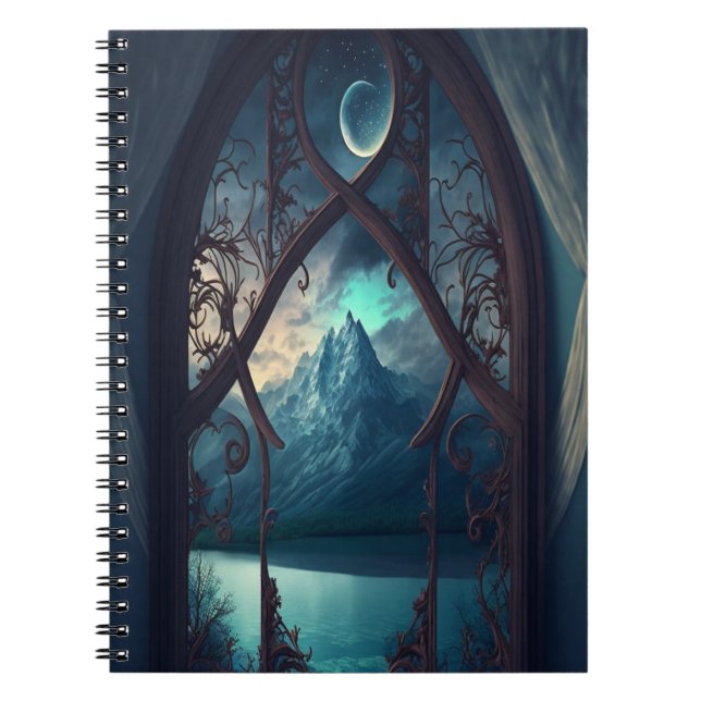 Through the Moonlit Window Notebook (Front)