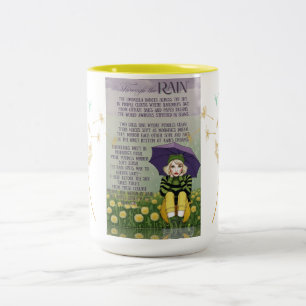 Through the Rain (drink ware) Two-Tone Coffee Mug