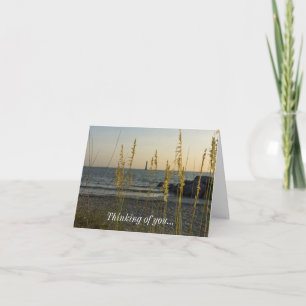 Through The Sea Oats Thinking Of You Card