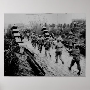 Through the Siegfried Line Poster