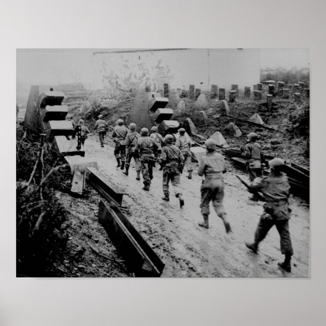 Through the Siegfried Line Poster (Front)
