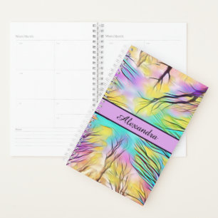 Through The Trees Planner With Name