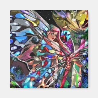 Through the Wings of a  Butterfly Magnet