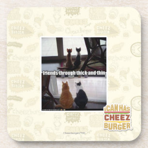 Through thick and thin coaster