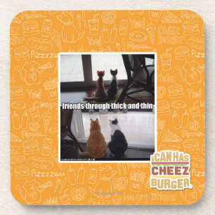 Through thick and thin coaster