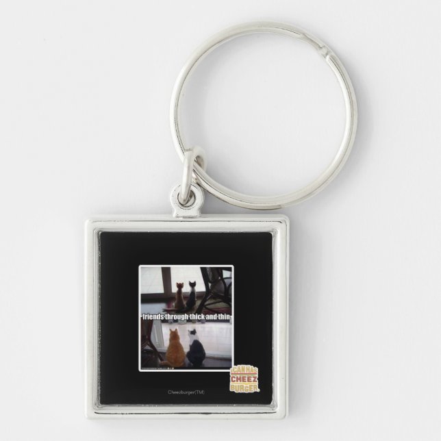 Through thick and thin key ring (Front)