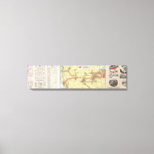 Through train service from Chicago Canvas Print