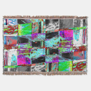 Throw Blanket – Abstract Grid