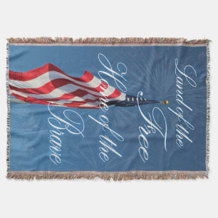 Throw Blanket/American Flag Blanket