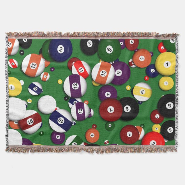 Throw Blanket - Billiards (Front)