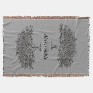 Throw Blanket - Family Trees