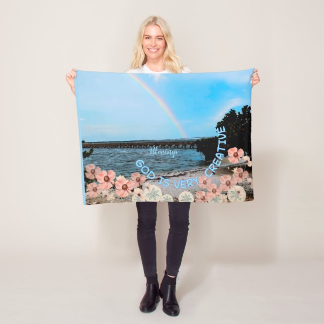 Throw Blanket " God is Very Creative" (In Situ)
