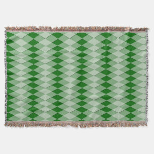 Throw Blanket - Vertical Argyle Pattern