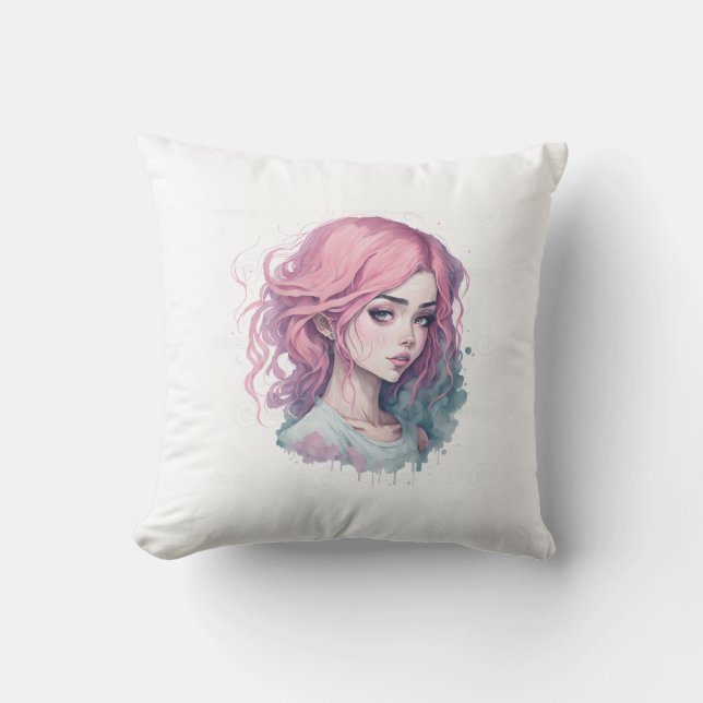 Throw Cushion, Throw Cushion 41 x 41 cm (16" x 16" (Front)