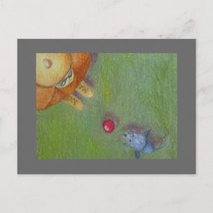 Throw it postcard