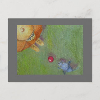 Throw it postcard