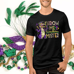 "Throw Me Something, Mister" Mardi Gras T-Shirt Tri-Blend Shirt