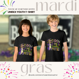 "Throw Me Something, Mister" Mardi Gras Youth Tri-Blend Shirt