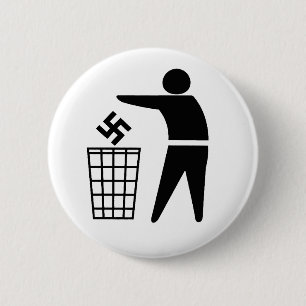 Throw out Fascists 6 Cm Round Badge