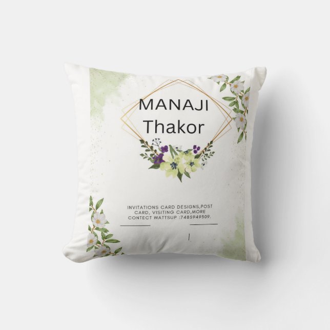 Throw Pillow (Front)