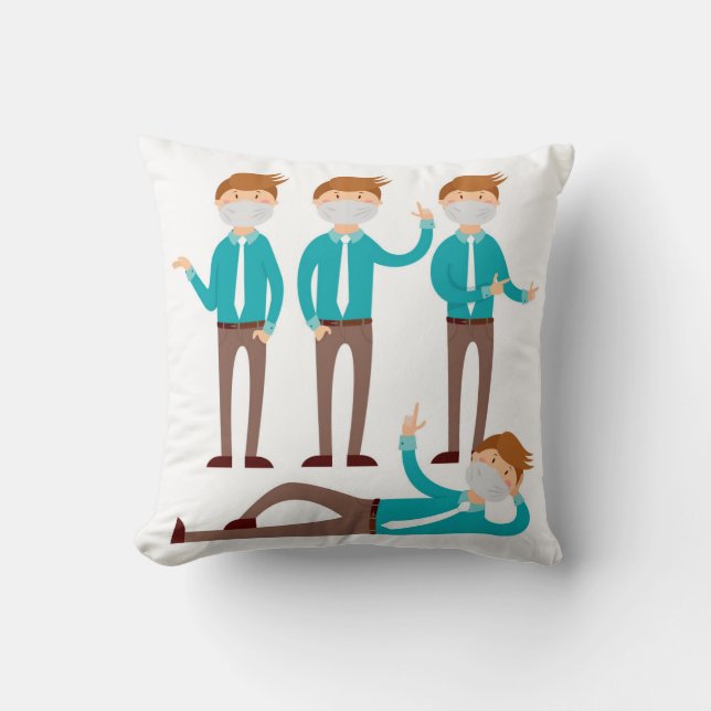 Throw Pillow 16" x 16" (Front)