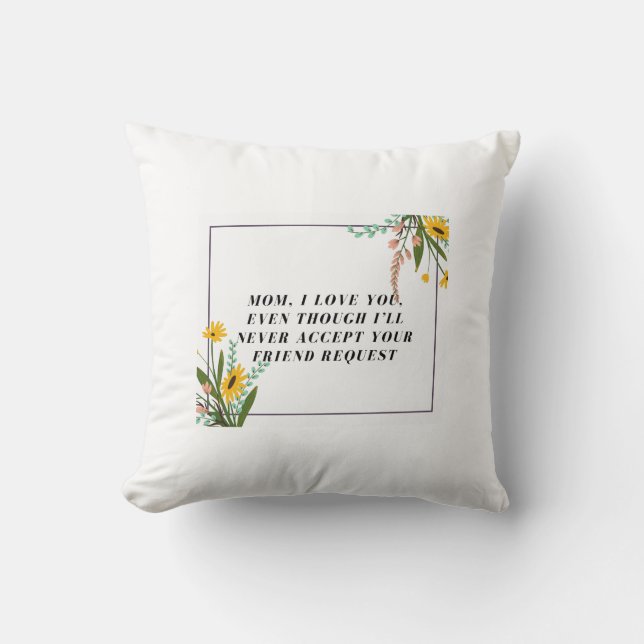 Throw Pillow 16" x 16" (Front)