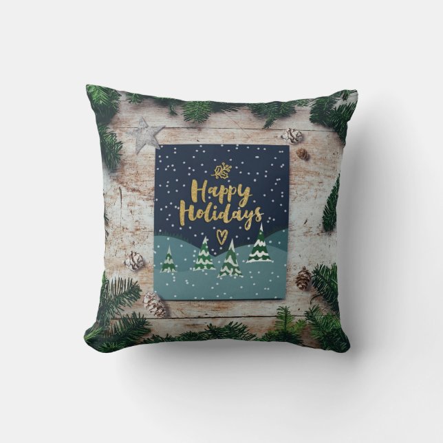 Throw Pillow 16" x 16" (Front)