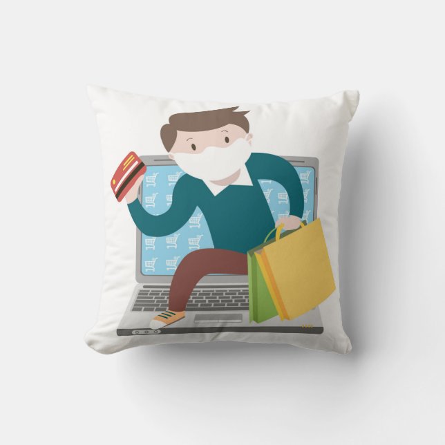 Throw Pillow 16" x 16" (Front)