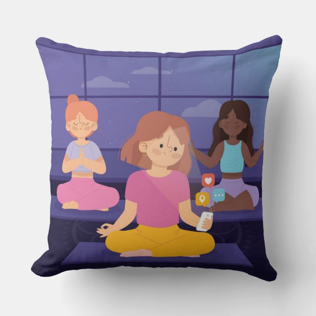 Throw Pillow 20" x 20" (Front)