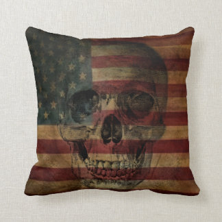 Throw Pillow 20" x 20" with skull design