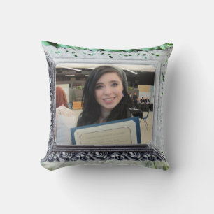 Throw Pillow 5 Picture Frames