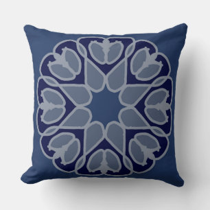 Throw Pillow, A classic fabric print pattern desig Cushion