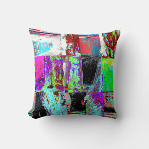 Throw Pillow – Abstract Grid