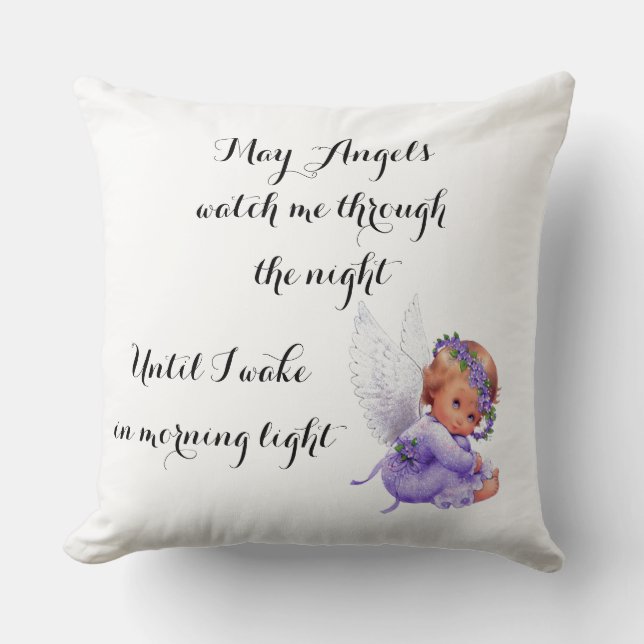 Throw Pillow/Angel Cushion (Front)