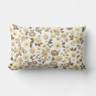 Throw Pillow Art and design flowers